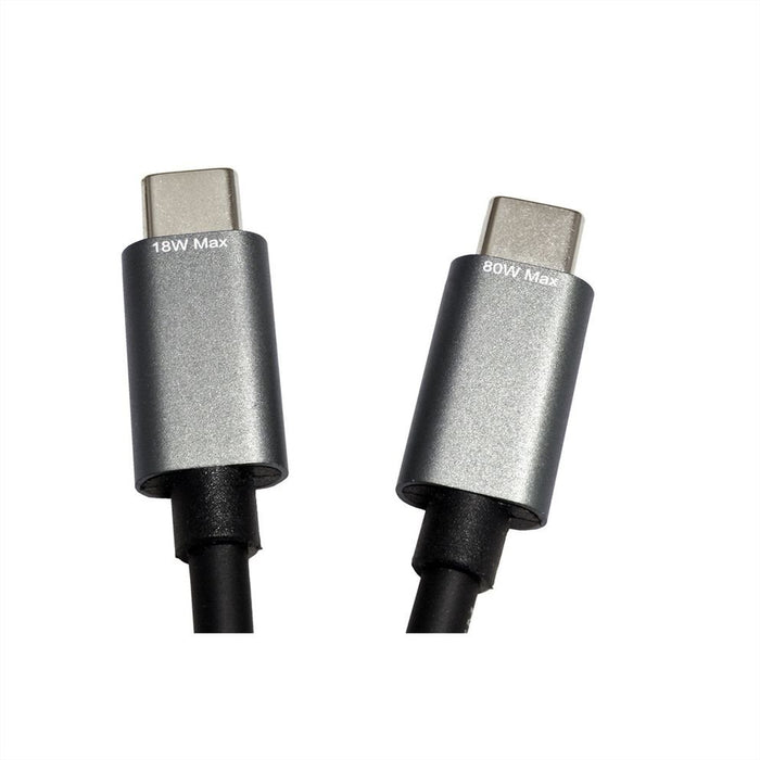EAN 7630049623514 - ROLINE 11028308 cable USB USB 2.0 1,85 m USB C 2 x USB C Negro imagen 4