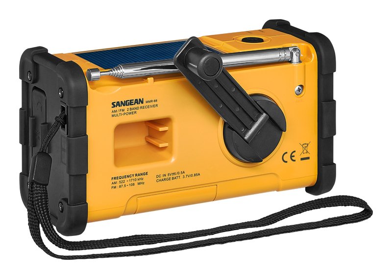 EAN 4711317993584 - Sangean MMR-88 radio Portátil Digital Negro, Amarillo imagen 2