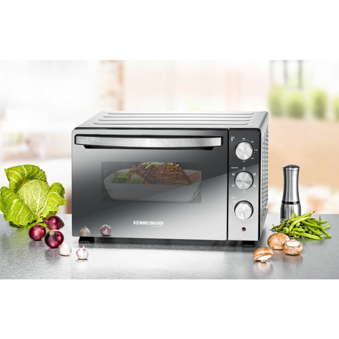 EAN 4001797274106 - Rommelsbacher BGS 1500 horno tostador 30 L Negro, Plata Parrilla imagen 3