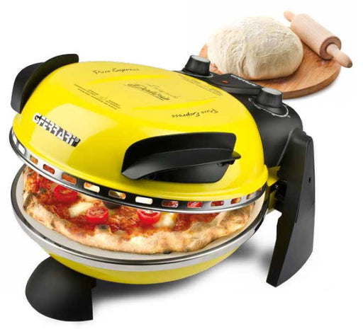 EAN 8056095874851 - G3 Ferrari Delizia fabricante de pizza y hornos 1 Pizza(s) 1200 W Negro, Amarillo imagen 2