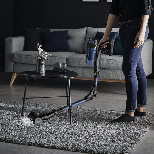 EAN 3221616048614 - Rowenta RH98C0 Aspiradora escoba 2 en 1 Batería Seca y húmeda Sin bolsa 0,9 L 320 W Azul, Gris imagen 2