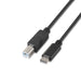 EAN 8436574700527 - AISENS A107-0053 cable USB USB 2.0 1 m USB C USB B Negro imagen 1