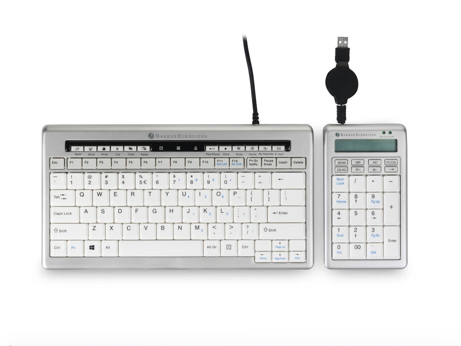 EAN 5050914345365 - BakkerElkhuizen S-board 840 Numeric teclado numérico PC USB Gris claro, Blanco imagen 3