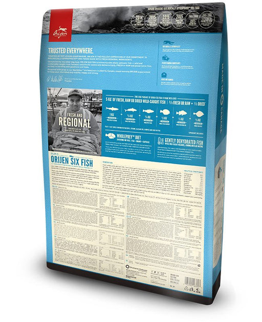 EAN 0064992183127 - Orijen Six Fish 11,4 kg Adulto Pescados imagen 2