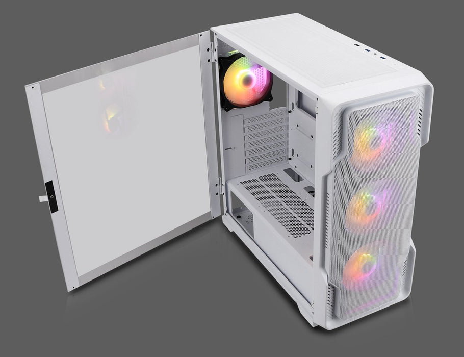 EAN 4040895011336 - Nanoxia DS-9ARGB-W carcasa de ordenador Midi Tower Blanco imagen 2