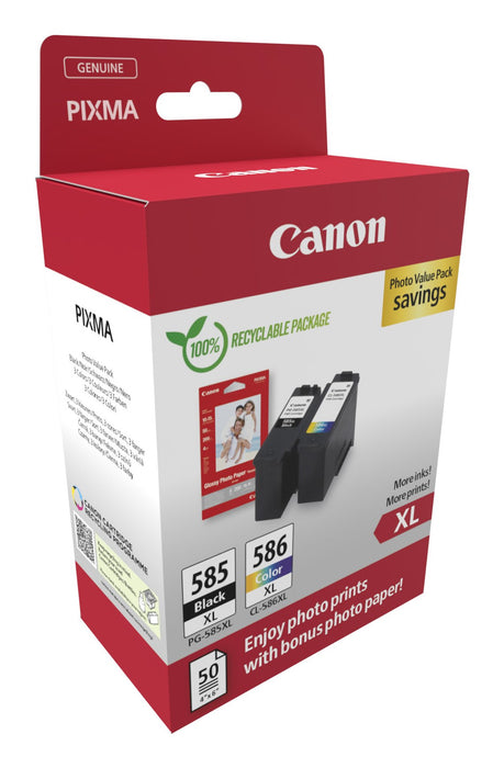 EAN 8714574683072 - Canon PG-585XL/CL-586 PVP cartucho de tinta 2 pieza(s) Original Alto rendimiento (XL) Negro, Cian, Magent imagen 2