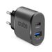 EAN 8018417251436 - SBS TETRAVUSBTC2AFAST adaptador e inversor de corriente Interior 15 W Negro imagen 1