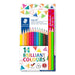 EAN 4007817042410 - Staedtler 157 Negro, Azul, Burdeos, Marrón, Verde, Azul claro, Cian claro, Mauve, Naranja, Melocotón, Roj imagen 1