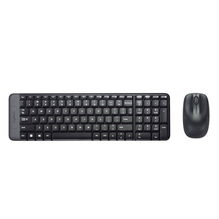 EAN 5099206032712 - Logitech Wireless Combo MK220 teclado Ratón incluido Oficina RF inalámbrico QWERTY Italiano Negro imagen 1