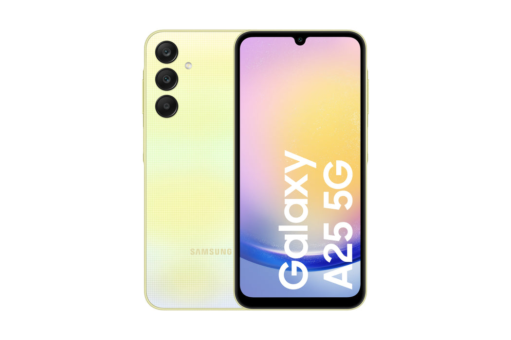 EAN 8806095382753 - Samsung Galaxy A25 5G SM-A256B 16,5 cm (6.5") SIM doble Android 14 USB Tipo C 128 GB 5000 mAh Amarillo imagen 1