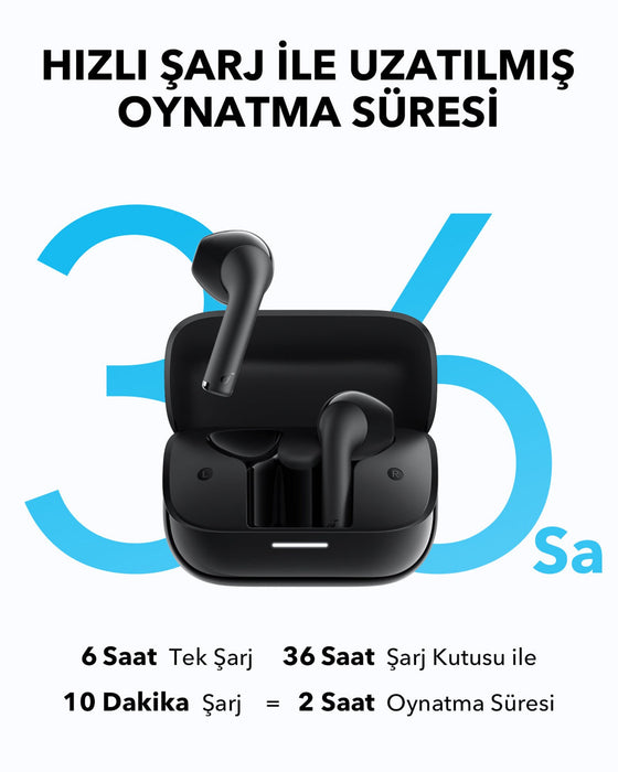 EAN 0194644037635 - Soundcore A3994G11 K20i Kulaklık Siyah Auriculares True Wireless Stereo (TWS) Dentro de oído Música USB T imagen 7