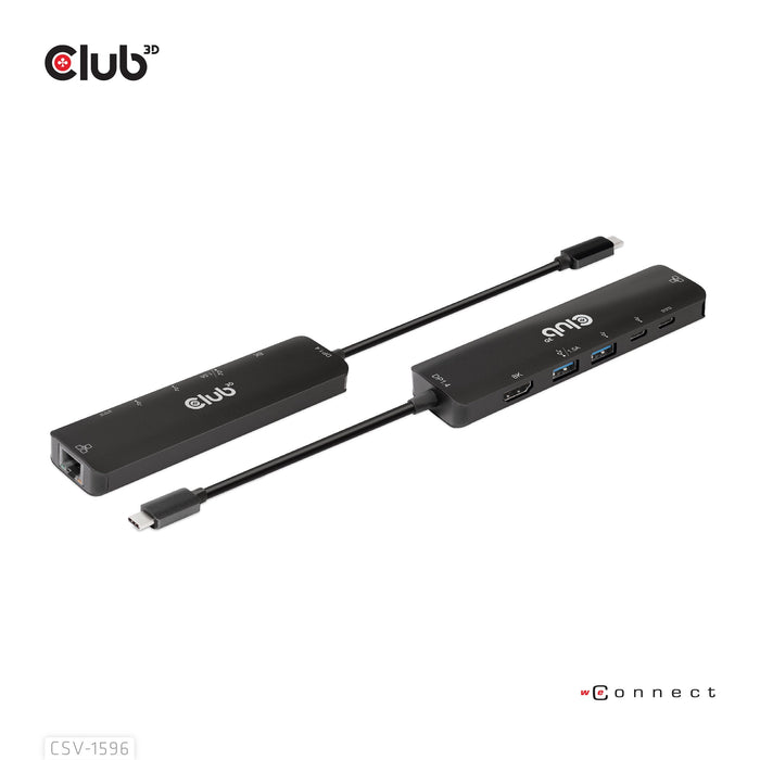 EAN 8719214472344 - CLUB3D CSV-1596 base para portátil y replicador de puertos USB 3.2 Gen 1 (3.1 Gen 1) Type-C Negro imagen 3