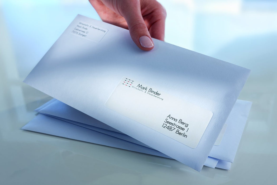 EAN 5014702003103 - Avery L7160-100 etiqueta autoadhesiva Rectángulo redondeado Permanente Blanco 2100 pieza(s) imagen 4