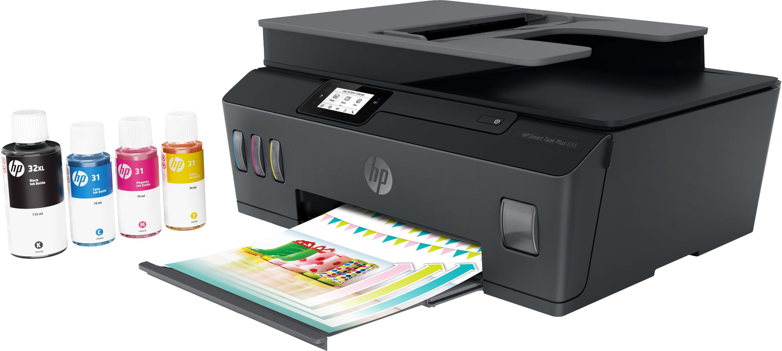 EAN 0192545948258 - HP Smart Tank Plus 655 Wireless All-in-One Inyección de tinta térmica A4 4800 x 1200 DPI 11 ppm Wifi imagen 4