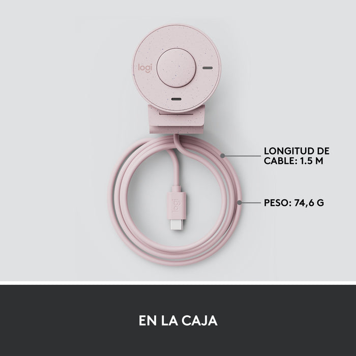 EAN 5099206104952 - Logitech 960-001448 cámara web 2 MP 1920 x 1080 Pixeles USB-C Rosa imagen 14