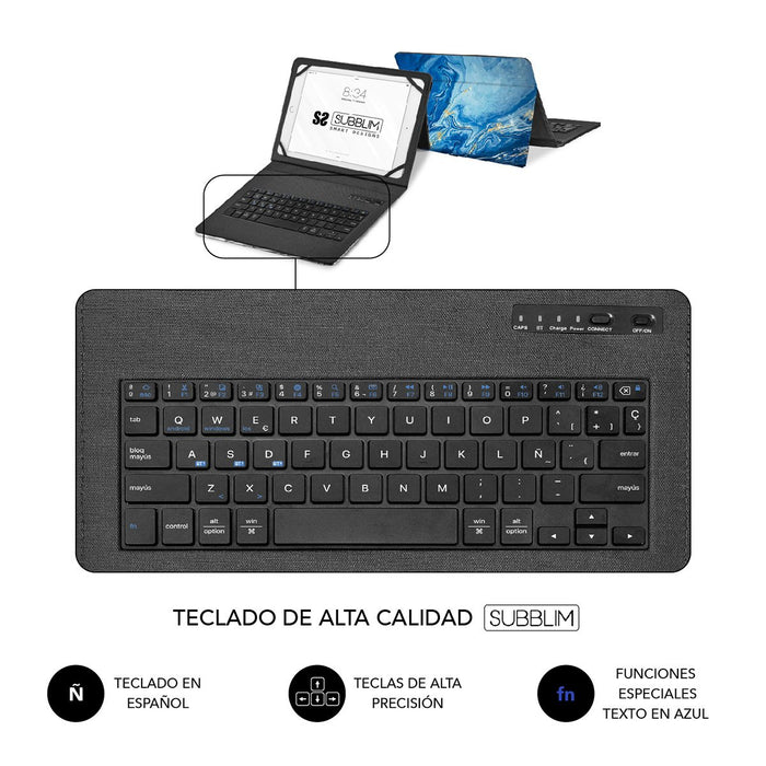 EAN 8436586742416 - SUBBLIM SUBKT5-BTTB01 teclado para móvil QWERTY Español Bluetooth Multicolor imagen 5