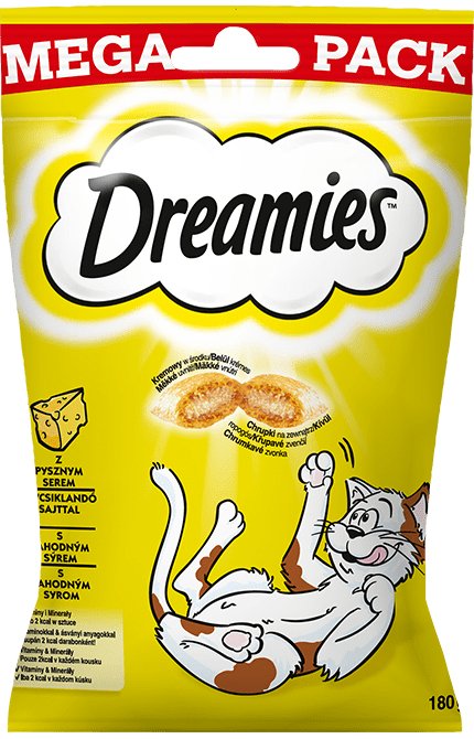 EAN 4008429092039 - Dreamies 4008429092039 premio y golosina para perro y gato Snacks Queso 180 g imagen 1