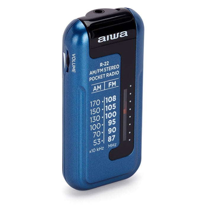 EAN 8435256896947 - Aiwa R-22BL radio Personal Analógica Azul imagen 2