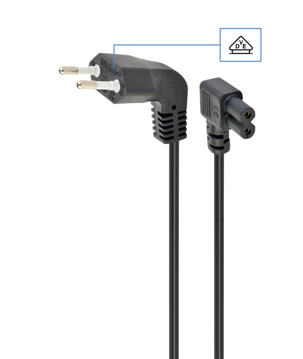 EAN 8716309098137 - Gembird PC-184L cable de transmisión Negro 1 m CEE7/16 C7 acoplador imagen 3