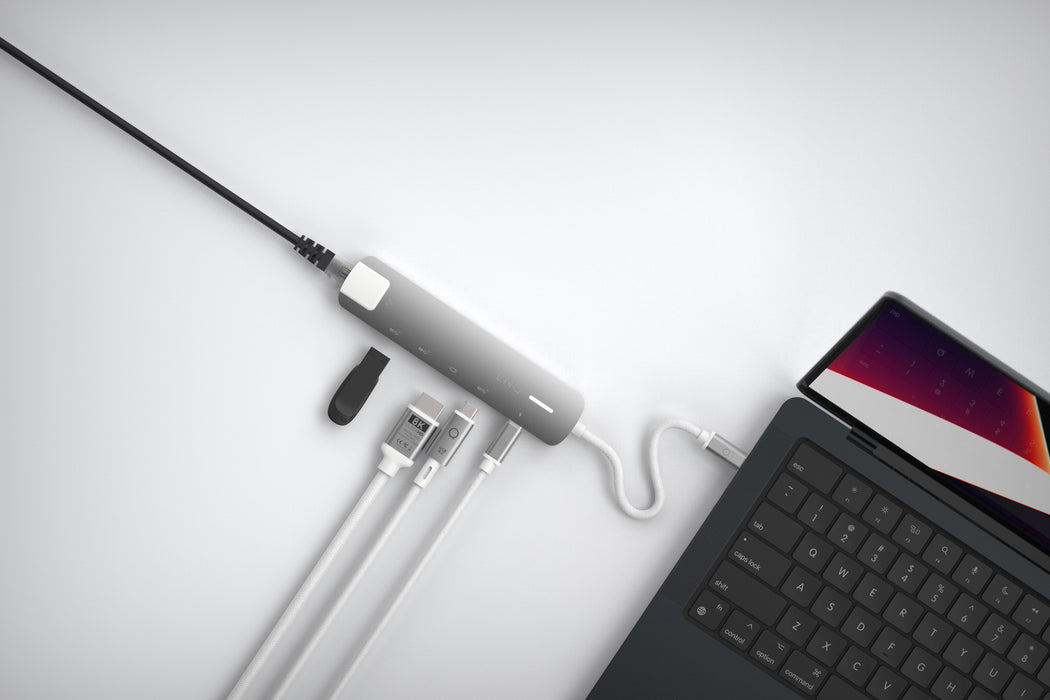 EAN 8720574622713 - LINQ LQ49061 base para portátil y replicador de puertos Alámbrico USB 3.2 Gen 2 (3.1 Gen 2) Type-C Gris,  imagen 9