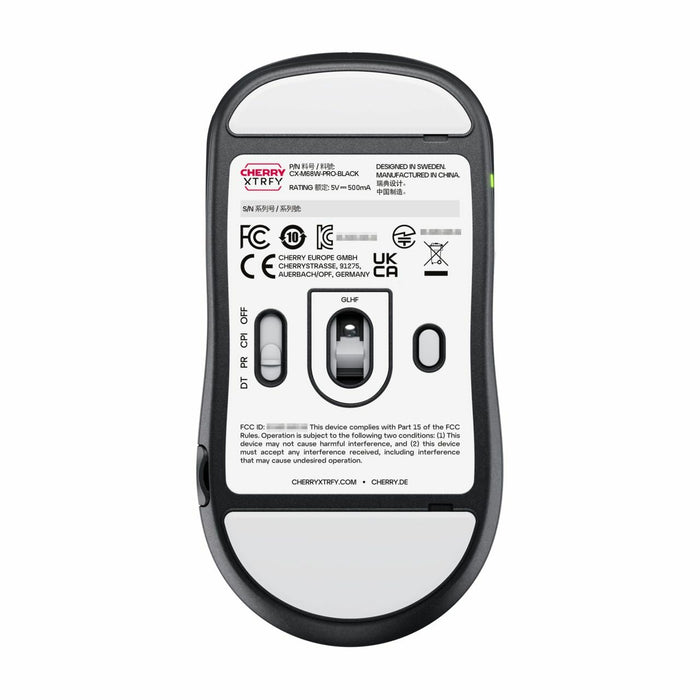 EAN 7340086914680 - CHERRY XTRFY CX-M68W-PRO-BLACK ratón Juego mano derecha RF inalámbrico 26000 DPI imagen 7