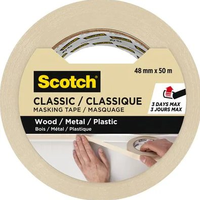 EAN 4054596734999 - 3M Classic 50 m Cinta de pintor Apto para uso en interior Beige imagen 3