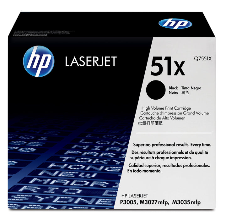 EAN 0882780389069 - HP 51X High Yield Black Original LaserJet Toner Cartridge cartucho de tóner 1 pieza(s) imagen 1