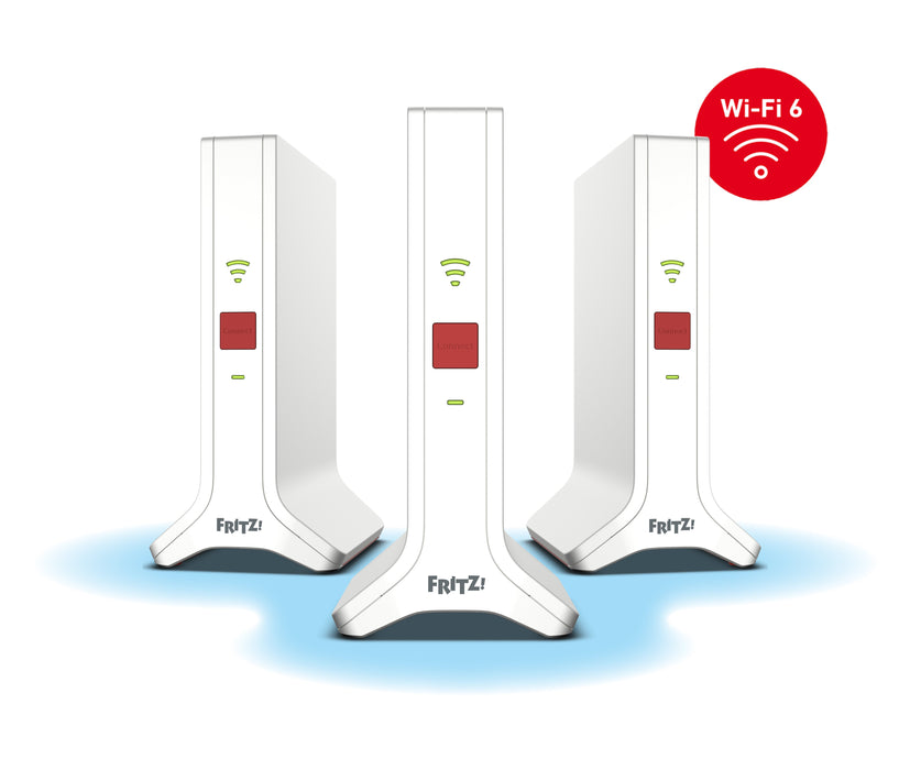 EAN 4023125031076 - Mesh Set 4200 Doble banda (2,4 GHz / 5 GHz) Wi-Fi 6E (802.11ax) Rojo, Blanco 2x2/4x4 imagen 1