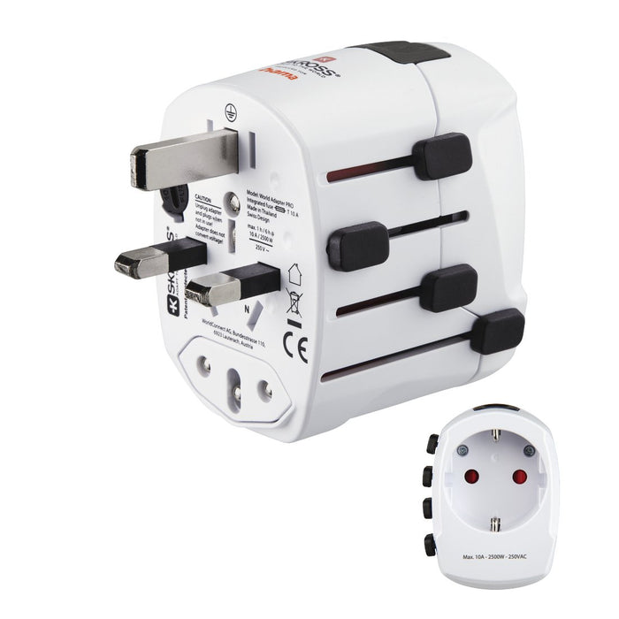 EAN 4047443491381 - Hama World Travel Pro adaptador de enchufe eléctrico Universal Blanco imagen 1