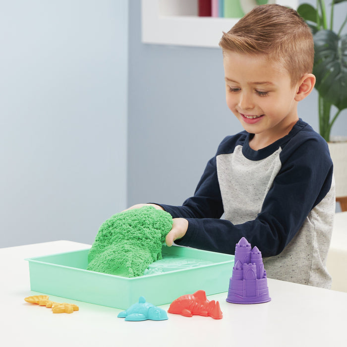 EAN 0778988404942 - Kinetic Sand KNS ACK Sandbox Set V2 Green FR GML imagen 5