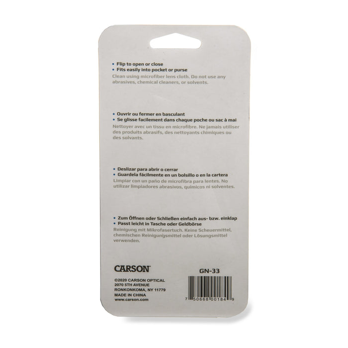 EAN 0750668001849 - Carson MagniFlip lente de aumento y lupa 3x Negro imagen 5