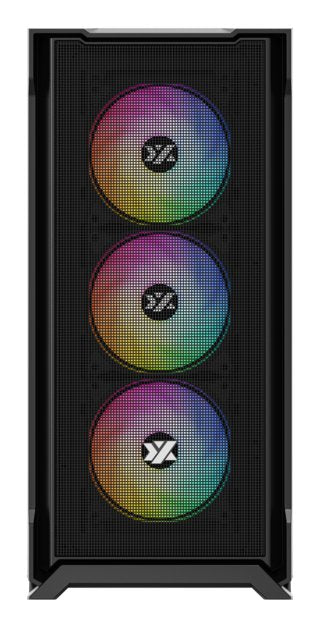 EAN 6978262011420 - XYZ AIRONE 300-X MESH Midi Tower Negro imagen 7