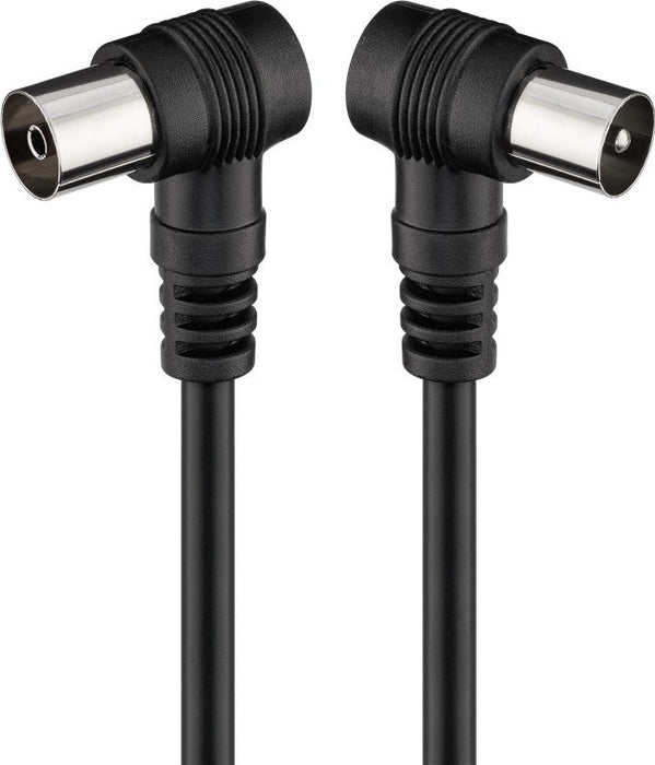 EAN 4040849115257 - Goobay 11525 cable coaxial 1,5 m Negro imagen 1