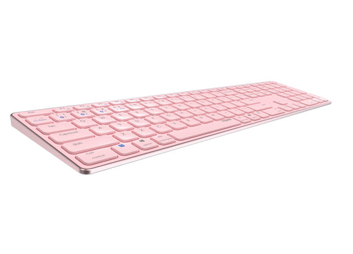 EAN 6940056121400 - Rapoo E9800M teclado Universal Bluetooth QWERTY Rosa imagen 2