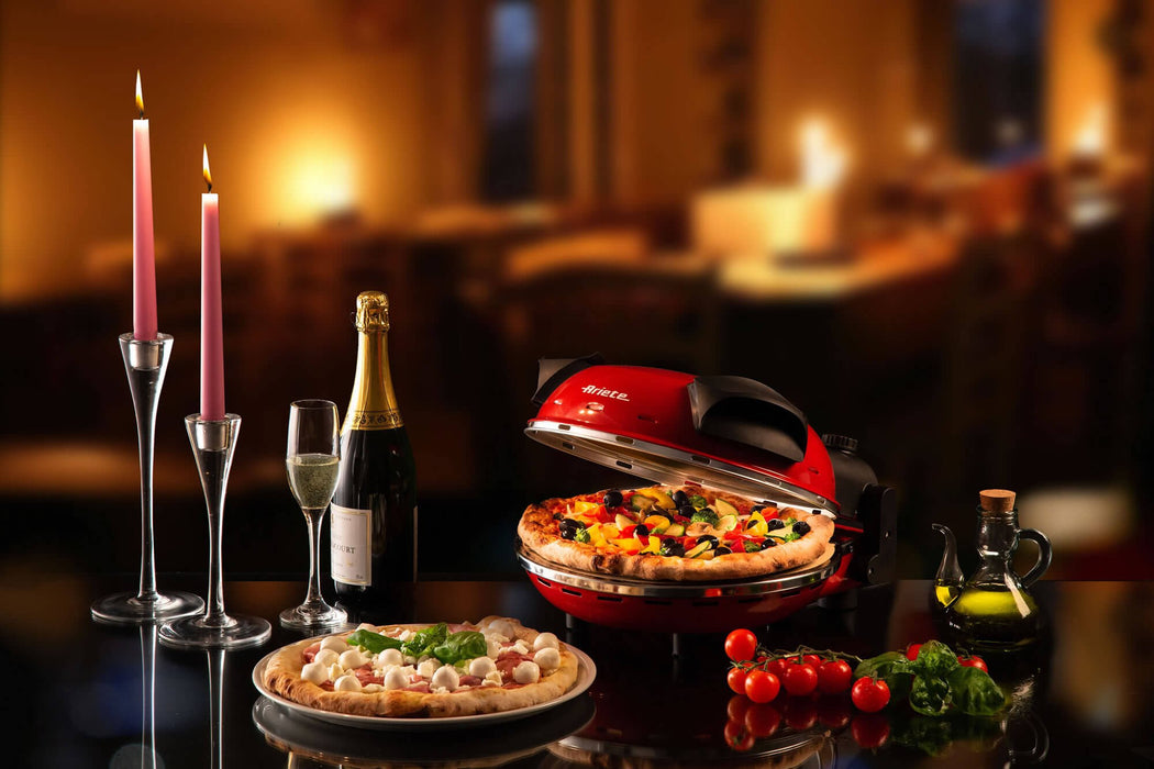 EAN 8003705116702 - Ariete 0909/10 fabricante de pizza y hornos 1 Pizza(s) 1200 W Negro, Rojo imagen 8