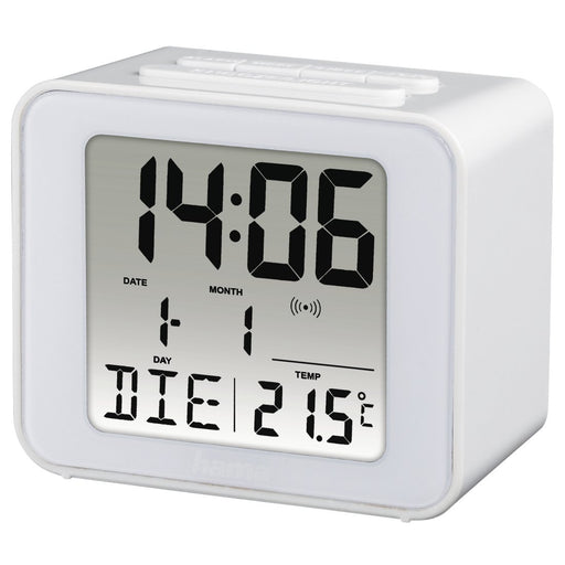 EAN 4047443408754 - Hama Cube Reloj despertador digital Blanco imagen 1