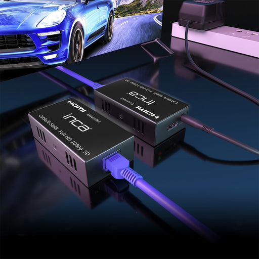 EAN 8681949016059 - Inca IEX-60 extensor audio/video Transmisor de señales AV Negro imagen 2