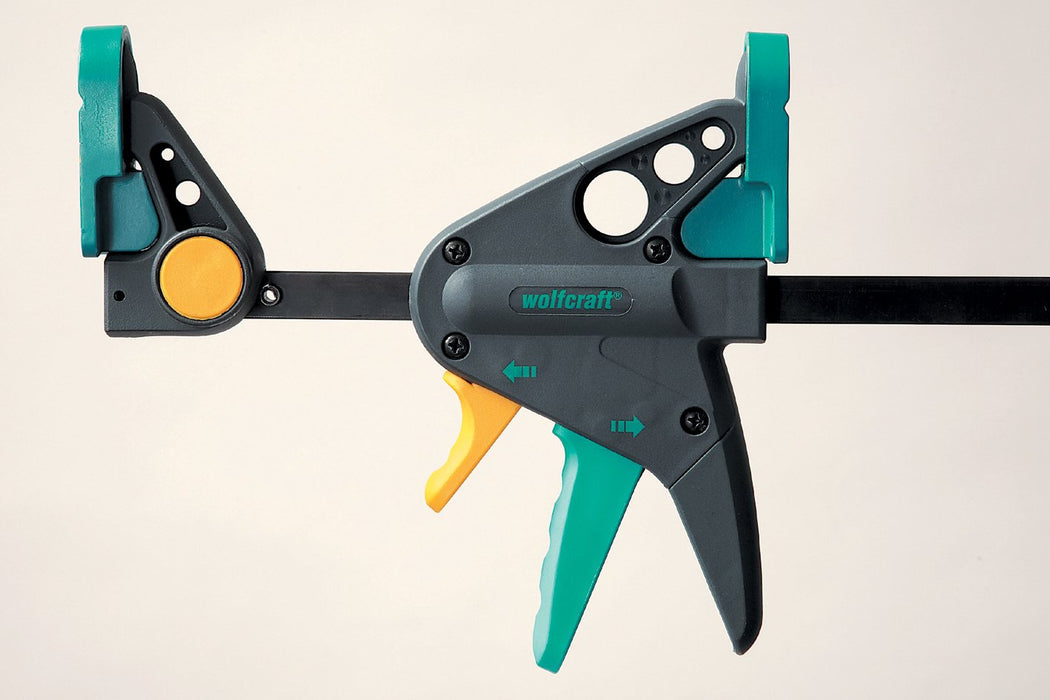 EAN 4006885345706 - wolfcraft GmbH 3457000 abrazadera Abrazadera de barra 30 cm Verde, Gris, Amarillo imagen 4