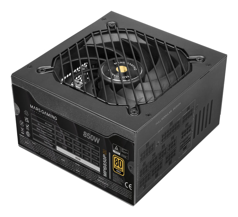 EAN 8435693111474 - Mars Gaming MPB850PSI unidad de fuente de alimentación 850 W 24-pin ATX ATX Negro imagen 3