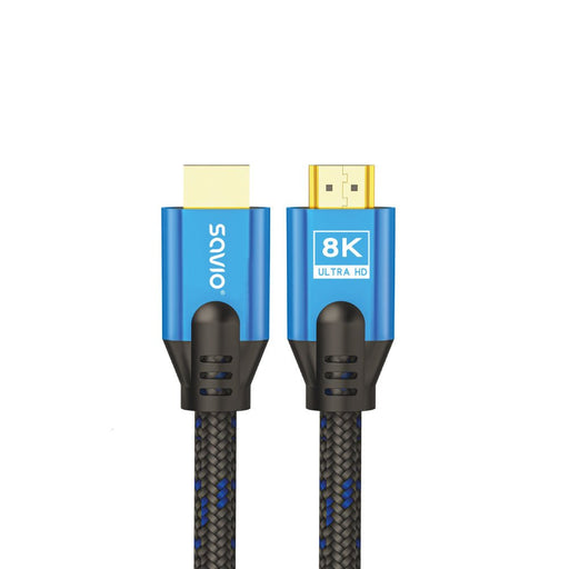 EAN 5901986047568 - Savio HDMI (M) v2.1 cable 5m 8K copper blue-black golden tips CL-169 cable HDMI HDMI tipo A (Estándar) Ne imagen 1