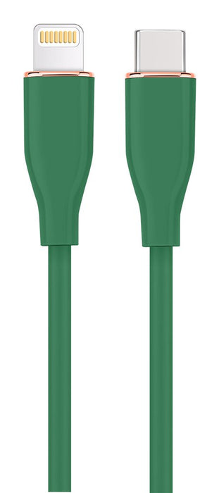 EAN 8716309132107 - Gembird CC-USB2S-CM8PM-1.5M-G cable de conector Lightning 1,5 m Verde imagen 1
