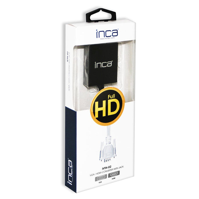 EAN 8697980469488 - Inca IVTH-02 adaptador de cable de vídeo 0,2 m HDMI tipo A (Estándar) VGA (D-Sub) Blanco imagen 8