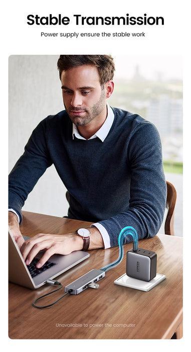 EAN 6957303873364 - Ugreen 70336 hub de interfaz USB 3.2 Gen 1 (3.1 Gen 1) Type-C 5000 Mbit/s imagen 9