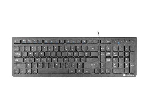 EAN 5901969432121 - NATEC DISCUS 2 teclado Hogar / Oficina USB QWERTY Internacional de EE.UU. Negro imagen 1