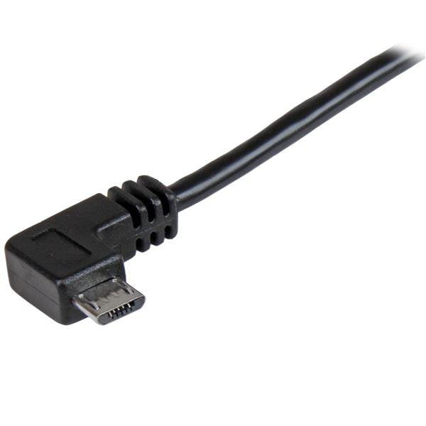 EAN 0065030863131 - StarTech.com USBAUB1MRA cable USB USB 2.0 USB A Micro-USB B Negro imagen 2