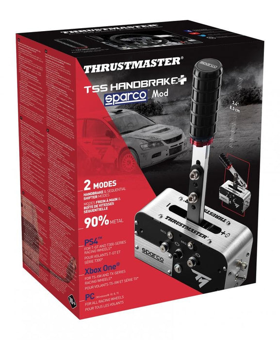 EAN 3362934001797 - Thrustmaster TSS Handbrake Sparco Mod Negro, Acero inoxidable Freno de mano Analógico PC, PlayStation 4,  imagen 7