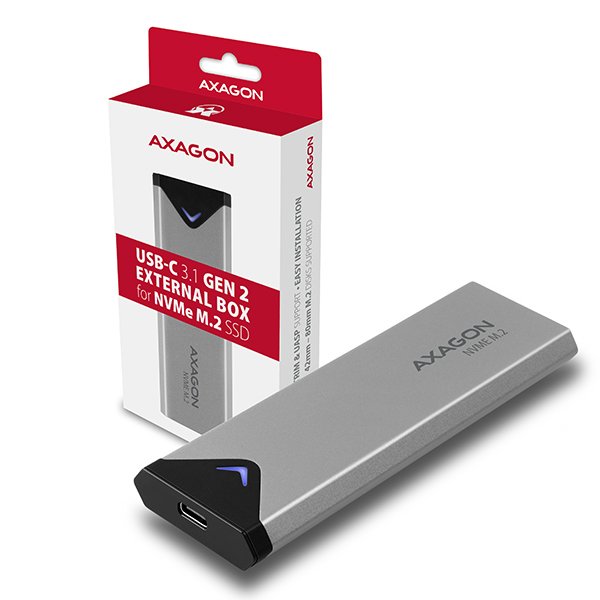 EAN 8595247904287 - Axagon EEM2-UG2 caja para disco duro externo Caja externa para unidad de estado sólido (SSD) Negro, Gris  imagen 8