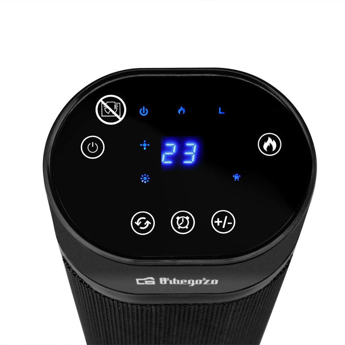 EAN 8435568405486 - Orbegozo CR 5039 calefactor eléctrico Interior Negro 2000 W Ventilador eléctrico imagen 2