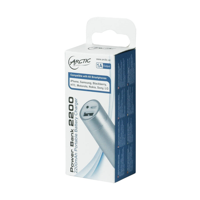 EAN 0872767006546 - ARCTIC Power Bank 2200 Ión de litio 2200 mAh Plata imagen 6