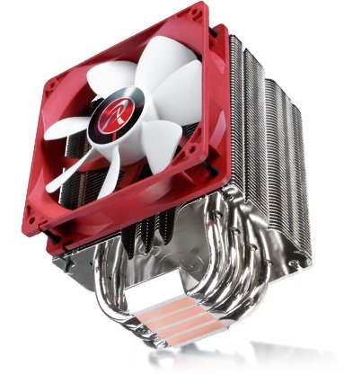 EAN 4715109920017 - RAIJINTEK Themis Evo Procesador Enfriador 12 cm Metálico, Rojo, Blanco imagen 5